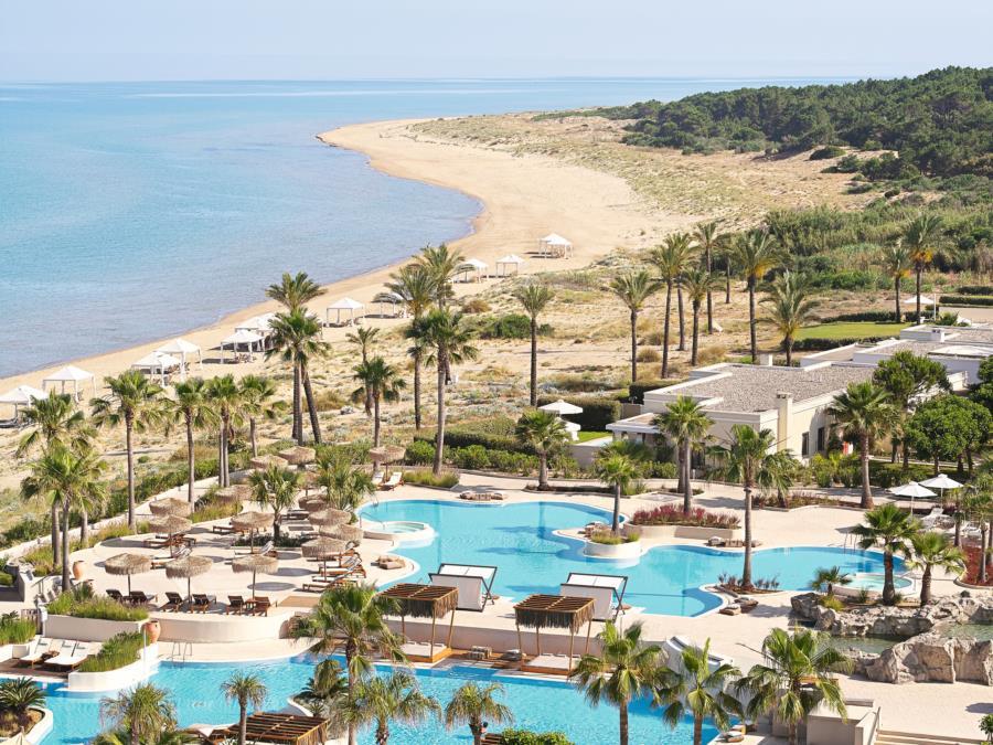 Grecotel Luxme Palms At Riviera Olympia & Aqua Park Лутра Килинис Екстериор снимка